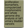 Proliferation biomarhers, computerized morphometric and whole genome DNA analysis ot TaT1 urinary bladder cancers by M.G.W. Bol
