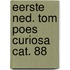 Eerste ned. tom poes curiosa cat. 88