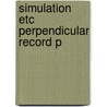 Simulation etc perpendicular record p by Beusekamp