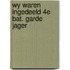 Wy waren ingedeeld 4e bat. garde jager