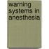 Warning systems in anesthesia