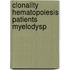 Clonality hematopoiesis patients myelodysp