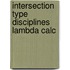 Intersection type disciplines lambda calc
