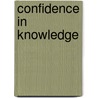Confidence in knowledge door Vreugdenhil