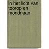 In het licht van Toorop en Mondriaan door F.L. van Vloten