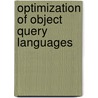 Optimization of object query languages door H.J. Steenhagen