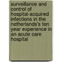 Surveillance and control of hospital-acquired infections in the Netherlands's ten year experience in an acute care hospital