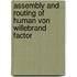 Assembly and routing of human von Willebrand factor