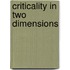 Criticality in two dimensions