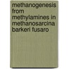 Methanogenesis from methylamines in methanosarcina barkeri Fusaro door R.W. Wassenaar