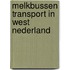 Melkbussen transport in West Nederland
