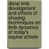 Distal limb development and effects of shoeing tecnhniques on limb dynamics of today's equine athlete