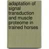 Adaptation of signal transduction and muscle proteome in trained horses door M.M.E. van Ginneken