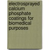 Electrosprayed calcium phosphate coatings for biomedical purposes by S.C.G. Leeuwenburgh