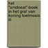 Het "Amdoeat"-boek in het graf van koning Toetmosis III