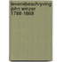 Levensbeschryving john winzer 1788-1868