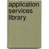 Application services library door Onbekend