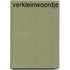 Verkleinwoordje