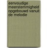 Eenvoudige meerstemmigheid opgebouwd vanuit de melodie by N. Verrips