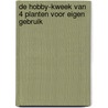 De hobby-kweek van 4 planten voor eigen gebruik door J.H. Steenhoff
