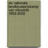 De nationale landbouwprijskamp van Vilvoorde 1852-2002