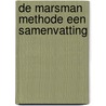 De marsman methode een samenvatting door S. Rutte