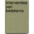 Interventies van betekenis