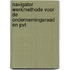 Navigator werkmethode voor de ondernemingsraad en PVT