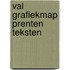 Val grafiekmap prenten teksten