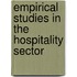 Empirical studies in the hospitality sector