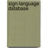 Sign-language database by Toorn Vrythoft