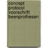 Concept protocol voorschrift beenprothesen