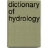 Dictionary of Hydrology