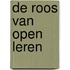De roos van open leren