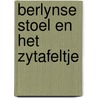 Berlynse stoel en het zytafeltje door Rietveld
