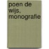 Poen de Wijs, monografie