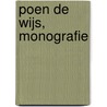 Poen de Wijs, monografie door H. Menso de Boer