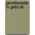 Gevelisolatie in gebruik