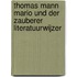 Thomas Mann Mario und der Zauberer literatuurwijzer