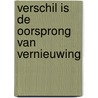 Verschil is de oorsprong van vernieuwing door J.M. van Maanen