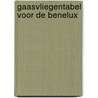 Gaasvliegentabel voor de Benelux by G. San Martin