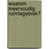 Waarom meervoudig ruimtegebrek?