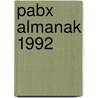 Pabx almanak 1992 by Oberman