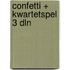 Confetti + kwartetspel 3 dln