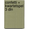 Confetti + kwartetspel 3 dln by Egmond