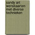 Sandy Art wenskaarten met diverse technieken