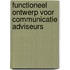 Functioneel ontwerp voor communicatie adviseurs