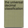 The universal decimal classification door J.C. MacIlwaine