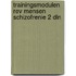 Trainingsmodulen rev mensen schizofrenie 2 dln