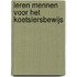 Leren mennen voor het koetsiersbewijs